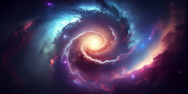 Звезда Глубокого Космоса Вселенная Заполнена Звездами Галактиками Элементы Этого Образа — стоковое фото
