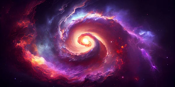 Derin uzay. Kozmos 'ta güzel bir hayat. Bu görüntünün unsurları Nasa tarafından desteklenmektedir.