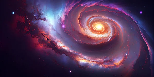 Belle Galaxie Cosmique Éléments Cette Image Fournis Par Nasa — Photo