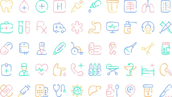 stock vector Hospital icons High-Quality Vector Icons Collection with Editable Stroke. Ideal for Professional and Creative Projects.