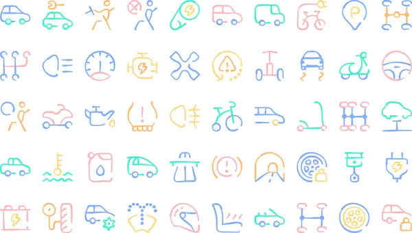 stock vector Vehicles transport icons High-Quality Vector Icons Collection with Editable Stroke. Ideal for Professional and Creative Projects.