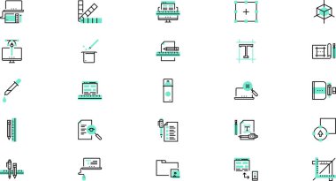 Düzenlenebilir Vuruşlu Grafik Tasarım Simgeleri Yüksek Kaliteli Vektör Simgeleri Koleksiyonu. Profesyonel ve Yaratıcı Projeler için ideal.