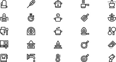 Düzenlenebilir Vuruşlu Yüksek Kalite Vektör Simgeleri Koleksiyonunu tanımlar. Profesyonel ve Yaratıcı Projeler için ideal.