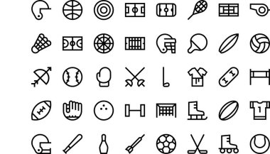 Düzenlenebilir Vuruşlu Yüksek Kaliteli Vektör Simgeleri Koleksiyonu simgeleri. Profesyonel ve Yaratıcı Projeler için ideal.