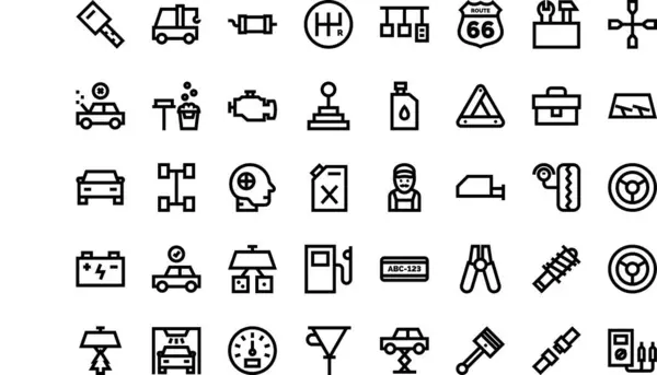 stock vector Mechanic elements icons High-Quality Vector Icons Collection with Editable Stroke. Ideal for Professional and Creative Projects.