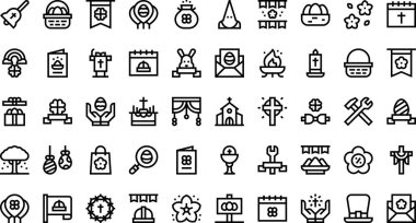 Bahar simgeleri Yüksek Kaliteli Vektör Simgeleri Koleksiyonu Düzenlenebilir Vuruşla Profesyonel ve Yaratıcı Projeler için ideal.