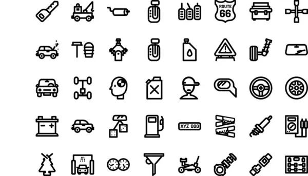 stock vector Mechanic icons High-Quality Vector Icons Collection with Editable Stroke. Ideal for Professional and Creative Projects.