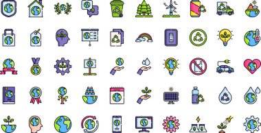 Ana Toprak Günü simgeleri Yüksek Kaliteli Vektör Simgeleri Koleksiyonu ile Düzenlenebilir Darbe. Profesyonel ve Yaratıcı Projeler için ideal.