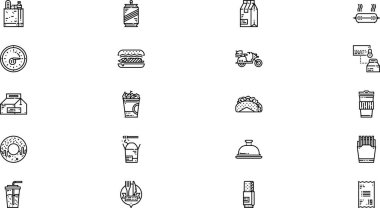 Düzenlenebilir Vuruşlu Yüksek Kalite Vektör Simgeleri Koleksiyonunu Kaldır. Profesyonel ve Yaratıcı Projeler için ideal.