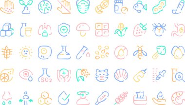 Allergies icons High-Quality Vector Icons Collection with Editable Stroke. Ideal for Professional and Creative Projects. clipart