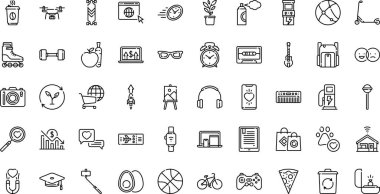 Düzenlenebilir Vuruşlu Milenyum Simgeleri Yüksek Kaliteli Vektör Simgeleri Koleksiyonu. Profesyonel ve Yaratıcı Projeler için ideal.