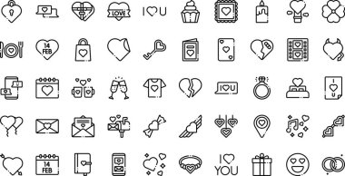 Düzenlenebilir Vuruşlu Yüksek Kaliteli Vektör Simgeleri Koleksiyonu. Profesyonel ve Yaratıcı Projeler için ideal.