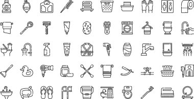 Düzenlenebilir Vuruşlu Yüksek Kaliteli Vektör Simgeleri Koleksiyonu. Profesyonel ve Yaratıcı Projeler için ideal.