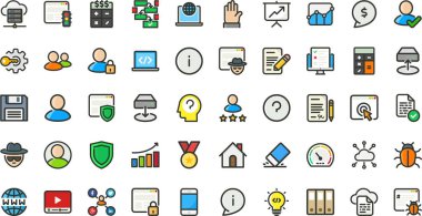 Seo web simgeleri.. Düzenlenebilir Vuruşlu Yüksek Kaliteli Vektör Simgeleri Koleksiyonu. Profesyonel ve Yaratıcı Projeler için ideal.