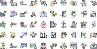 Danışmanlık ve eğitim simgeleri Yüksek Kalite Vektör Simgeleri Koleksiyonu ve Düzenlenebilir Vuruş. Profesyonel ve Yaratıcı Projeler için ideal.