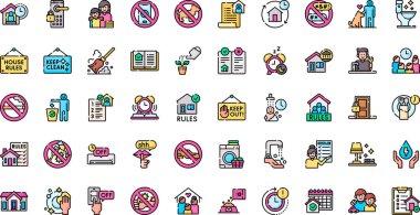 House rules High-Quality Vector Icons Collection with Editable Stroke. Ideal for Professional and Creative Projects. clipart