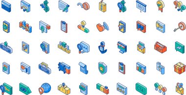 Seo tanıtım simgeleri Yüksek Kaliteli Vektör Simgeleri Koleksiyonu Düzenlenebilir Vuruşlu. Profesyonel ve Yaratıcı Projeler için ideal.