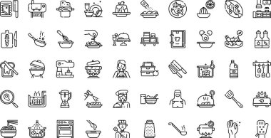 Düzenlenebilir Vuruşlu Yüksek Kaliteli Vektör Simgeleri Koleksiyonu. Profesyonel ve Yaratıcı Projeler için ideal.