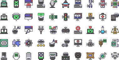 Düzenlenebilir Vuruşlu Yüksek Kaliteli Vektör Simgeleri Koleksiyonu simgeleri. Profesyonel ve Yaratıcı Projeler için ideal.