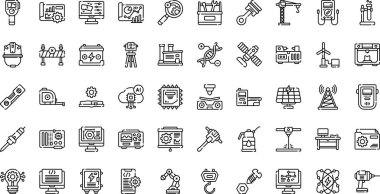 Düzenlenebilir Vuruşlu Yüksek Kalite Vektör Simgeleri Koleksiyonu simgeleri. Profesyonel ve Yaratıcı Projeler için ideal.