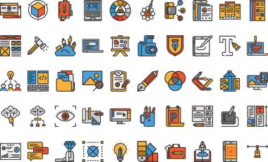 Düzenlenebilir Vuruşlu Grafik Tasarım Simgeleri Yüksek Kaliteli Vektör Simgeleri Koleksiyonu. Profesyonel ve Yaratıcı Projeler için ideal.