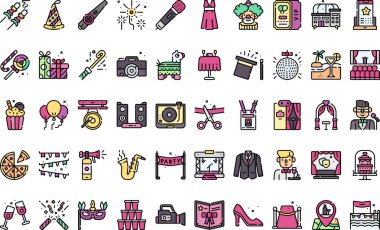 Event icons High-Quality Vector Icons Collection with Editable Stroke. Ideal for Professional and Creative Projects. clipart