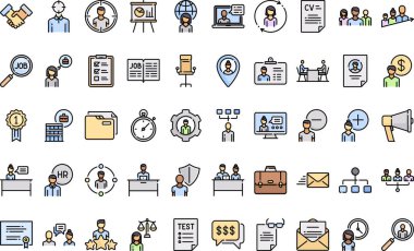 İnsan Kaynakları Yüksek Kaliteli Vektör Simgeleri Koleksiyonu Düzenlenebilir Vuruşlu simgeleri. Profesyonel ve Yaratıcı Projeler için ideal.