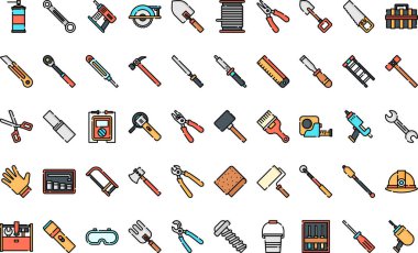 Düzenlenebilir Vuruşlu Araç Kutusu simgeleri Yüksek Kalite Vektör Simgeleri Koleksiyonu. Profesyonel ve Yaratıcı Projeler için ideal.