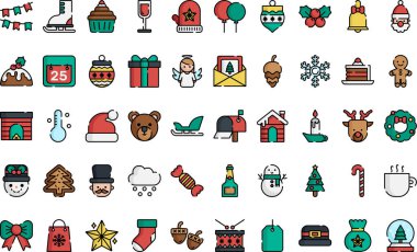 Düzenlenebilir Vuruşlu Yüksek Kalite Vektör Simgeleri Koleksiyonu. Profesyonel ve Yaratıcı Projeler için ideal.