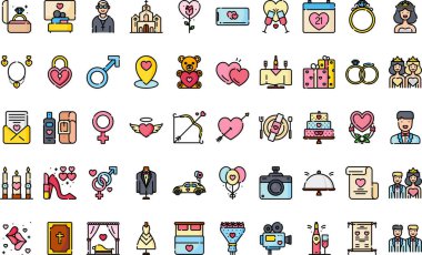 Düzenlenebilir Vuruşlarla Yüksek Kalite Vektör Simgeleri Koleksiyonu. Profesyonel ve Yaratıcı Projeler için ideal.