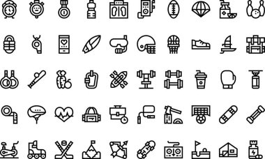 Etkin yaşam biçimi simgeleri Yüksek Kaliteli Vektör Simgeleri Koleksiyonu Düzenlenebilir Vuruş ile. Profesyonel ve Yaratıcı Projeler için ideal.