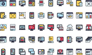 Karşılık tasarım simgeleri Düzenlenebilir Vuruşlu Yüksek Kalite Vektör Simgeleri Koleksiyonu. Profesyonel ve Yaratıcı Projeler için ideal.