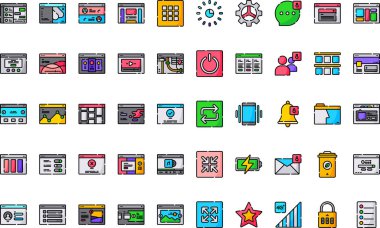 Website interface icons High-Quality Vector Icons Collection with Editable Stroke. Ideal for Professional and Creative Projects. clipart