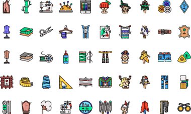 Düzenlenebilir Vuruşlu Yüksek Kaliteli Vektör Simgeleri Koleksiyonu. Profesyonel ve Yaratıcı Projeler için ideal.