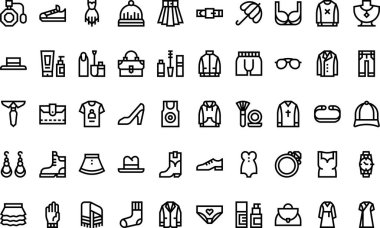 Düzenlenebilir Vuruşlarla Yüksek Kalite Vektör Simgeleri Koleksiyonu. Profesyonel ve Yaratıcı Projeler için ideal.