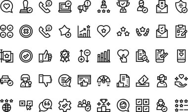 Beğeni doğrulama simgeleri Düzenlenebilir Vuruş ile Yüksek Kalite Vektör Simgeleri Koleksiyonu. Profesyonel ve Yaratıcı Projeler için ideal.