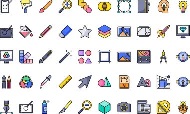 Düzenlenebilir Vuruşlu Grafik Tasarım Simgeleri Yüksek Kaliteli Vektör Simgeleri Koleksiyonu. Profesyonel ve Yaratıcı Projeler için ideal.