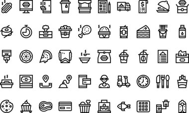 Düzenlenebilir Vuruşlu Yüksek Kalite Vektör Simgeleri Koleksiyonunu Kaldır. Profesyonel ve Yaratıcı Projeler için ideal.