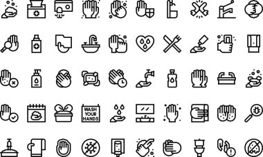  Düzenlenebilir Vuruşlu Yüksek Kaliteli Vektör Simgeleri Koleksiyonu. Profesyonel ve Yaratıcı Projeler için ideal.