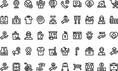  Düzenlenebilir Vuruşlu Yüksek Kaliteli Vektör Simgeleri Koleksiyonu. Profesyonel ve Yaratıcı Projeler için ideal.