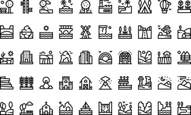  Düzenlenebilir Vuruşlu Yüksek Kaliteli Vektör Simgeleri Koleksiyonu. Profesyonel ve Yaratıcı Projeler için ideal.