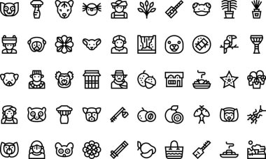  Düzenlenebilir Vuruşlu Yüksek Kaliteli Vektör Simgeleri Koleksiyonu. Profesyonel ve Yaratıcı Projeler için ideal.