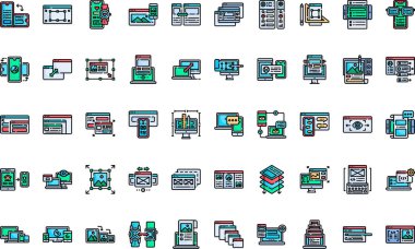Karşılık tasarım simgeleri Düzenlenebilir Vuruşlu Yüksek Kalite Vektör Simgeleri Koleksiyonu. Profesyonel ve Yaratıcı Projeler için ideal.