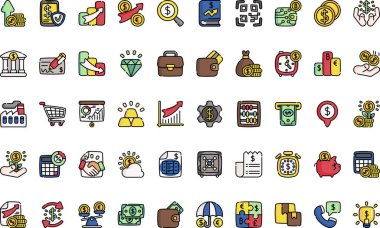 Düzenlenebilir Vuruşlu Yüksek Kaliteli Vektör Simgeleri Koleksiyonu. Profesyonel ve Yaratıcı Projeler için ideal.