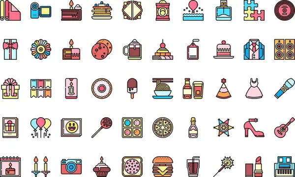 Düzenlenebilir Vuruşlu Yüksek Kaliteli Vektör Simgeleri Koleksiyonu simgeleri. Profesyonel ve Yaratıcı Projeler için ideal.