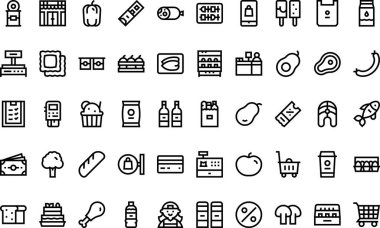 Düzenlenebilir Vuruşlu Yüksek Kaliteli Vektör Simgeleri Koleksiyonu simgeleri. Profesyonel ve Yaratıcı Projeler için ideal.