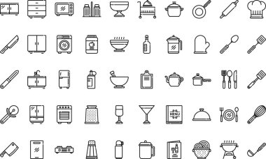 Düzenlenebilir Vuruşlu Yüksek Kalite Vektör Simgeleri Koleksiyonu. Profesyonel ve Yaratıcı Projeler için ideal.