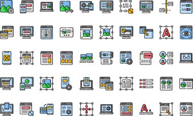 Karşılık tasarım simgeleri Düzenlenebilir Vuruşlu Yüksek Kalite Vektör Simgeleri Koleksiyonu. Profesyonel ve Yaratıcı Projeler için ideal.