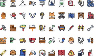 Düzenlenebilir Vuruşlu Yapılandırma Simgeleri Yüksek Kalite Vektör Simgeleri Koleksiyonu. Profesyonel ve Yaratıcı Projeler için ideal.