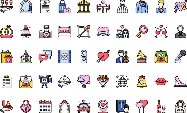 Düzenlenebilir Vuruşlarla Yüksek Kalite Vektör Simgeleri Koleksiyonu. Profesyonel ve Yaratıcı Projeler için ideal.